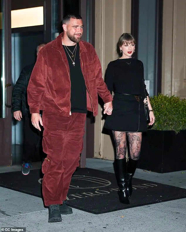 Taylor Swift puts on leggy display in miniskirt and boots for ANOTHER date night with Travis Kelce in New York City | Daily Mail Online