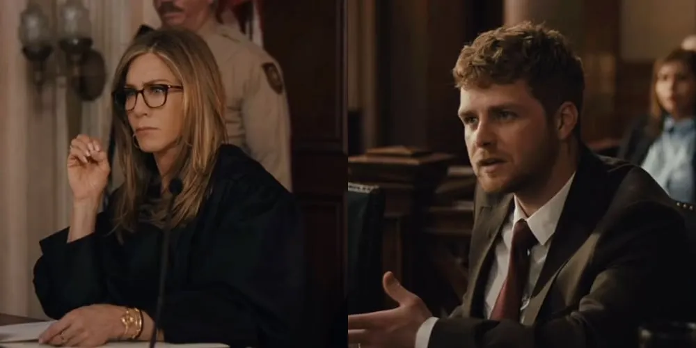 Jennifer Aniston Becomes 'Judge Aniston' for Alex Warren's Hilarious Tour Announcement Video – Watch Now! | Alex Warren, Jennifer Aniston, Max Greenfield, Music | Celebrity News and Gossip | Entertainment, Photos and Videos | Just Jared