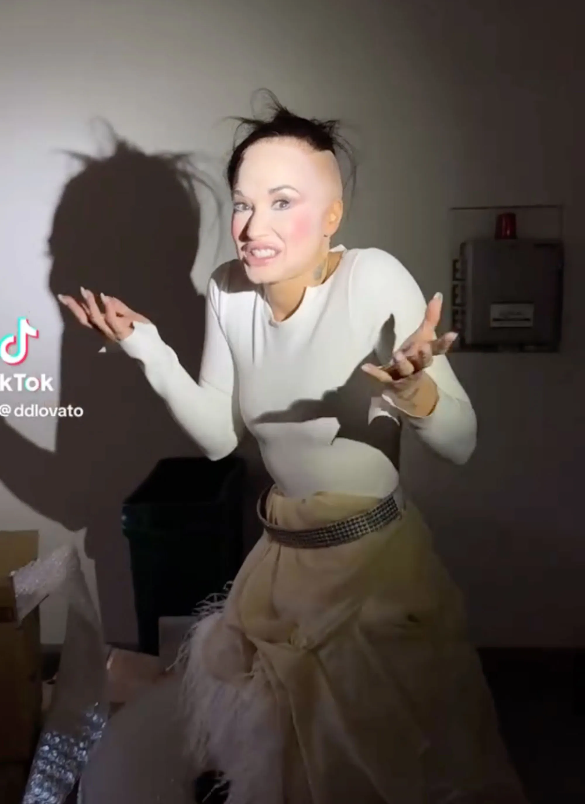 Demi Lovato embraces viral Poot meme with epic Halloween costume