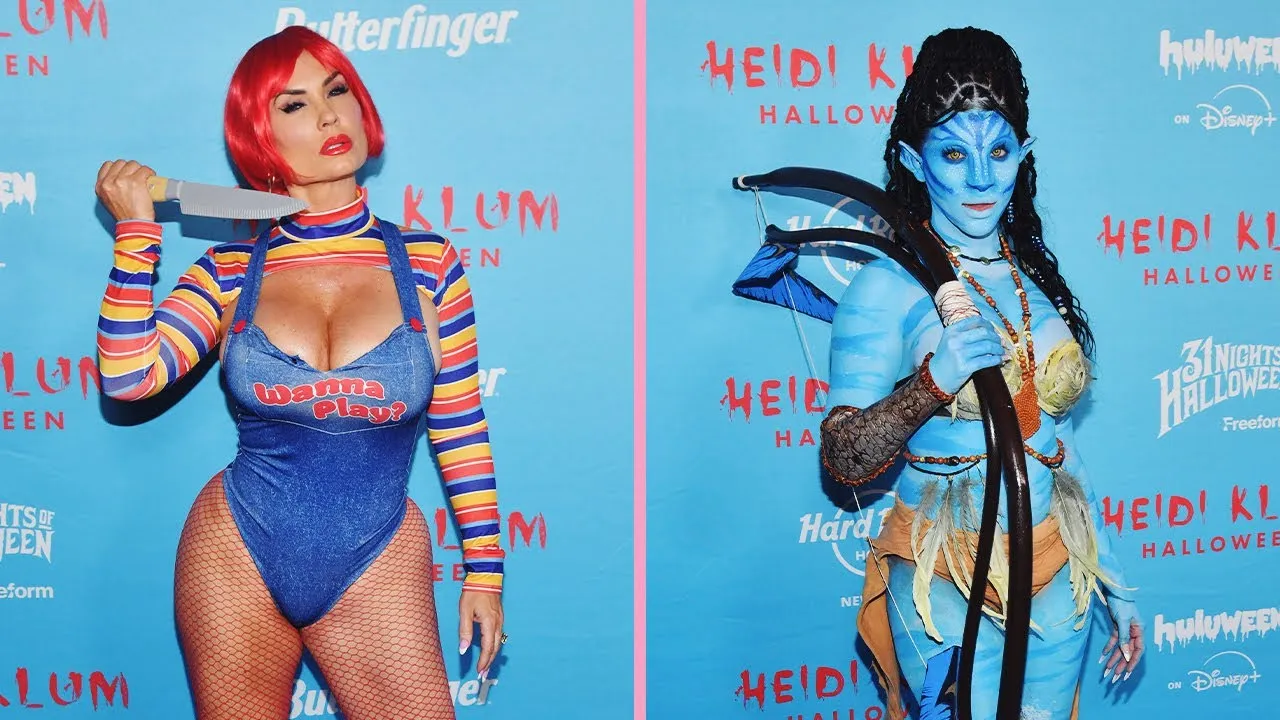 The Best Celebrity Costumes from Heidi Klum's 2025 Halloween Party - YouTube