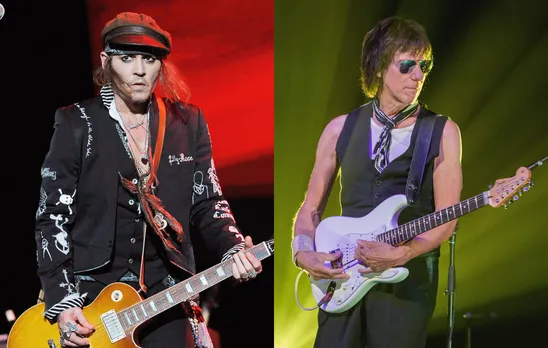 Johnny Depp Joins Jeff Beck On Stage at Sheffield Gig