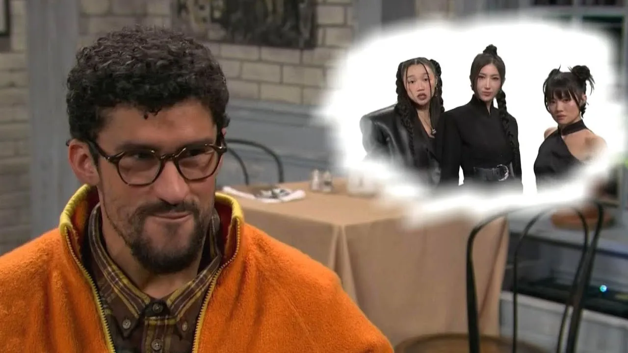 KPop Demon Hunters' HUNTR/X CRASHES Bad Bunny's SNL Premiere - YouTube