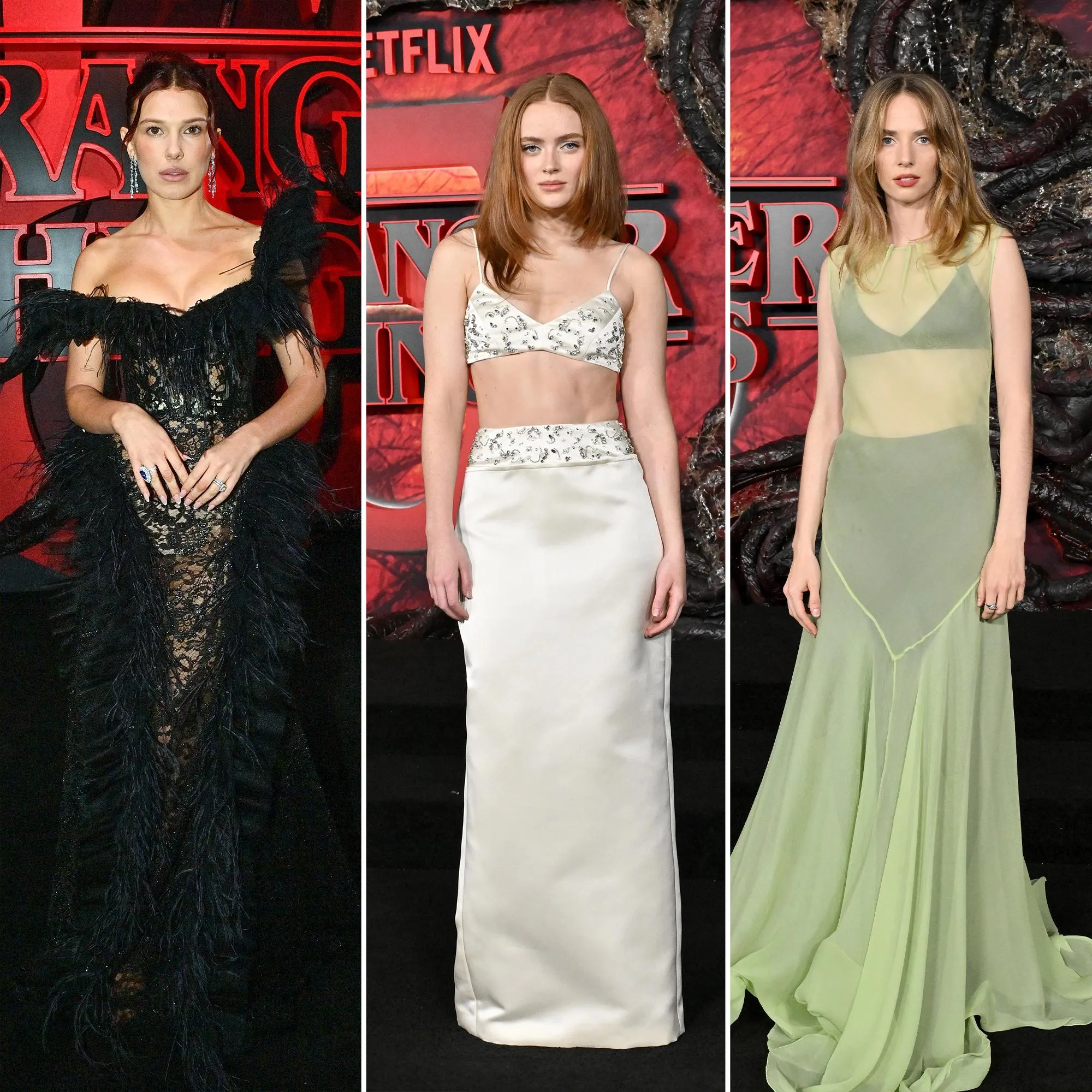 Stranger Things' Cast Stuns in Sheer Looks at Season 5 World Premiere | Us Weekly